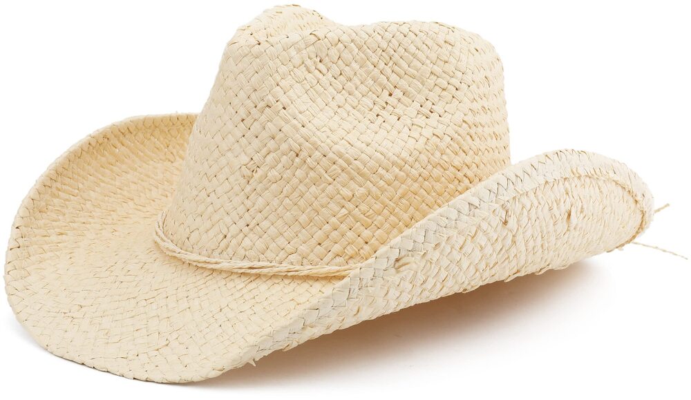9591 Adult Sun Straw Cowgirl Western Cowboy Hat Colored Cream